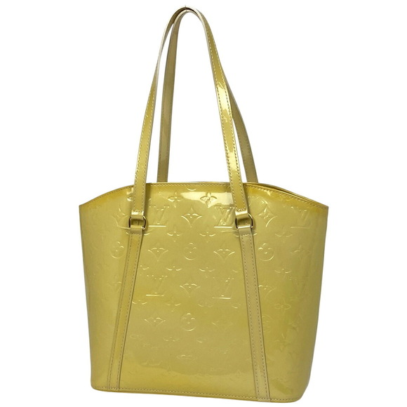 Louis Vuitton Gray Tote Shoulder Blanc MM Bag Corail Avalon Vernis Beige - Picture 1 of 6